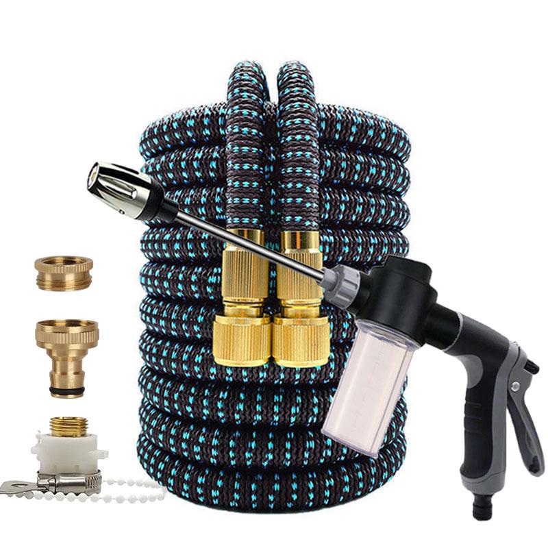 High-Pressure Retractable Garden Hose for Watering, Car Wash & Irrigation