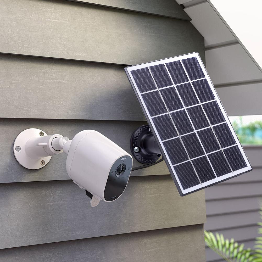 10W 5V Camera Solar Panel Charger Waterproof Security Camera Solar Panel with 3M Cable For Arlo Ultra/Ultra 2/Pro 5S/Pro 4/Pro 3