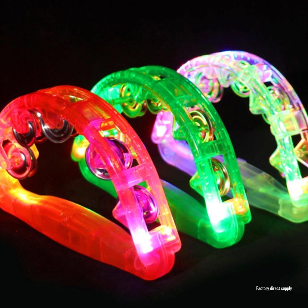 Flashing LED Glow Stick Rattle - Concert and Party Cheer Props