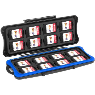 Switch Game Card Case Storage Box with 16 Game Card Slots and 16 Micro SD Holders for Nintendo Switch
