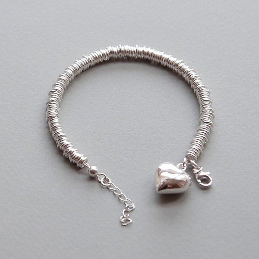 

J.Lauren 06B0781 Сміливе Серце Срібний Кулон-Кільце Срібний Браслет