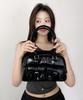 Virus Metal Logo Enamel 2-Belt Pocket Shoulder Bag Unisex