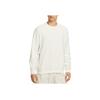 Nike Einfarbiges Rundhals-Langarm-Sweatshirt Herren-Oberteile Hell-Elfenbein HV1909-133