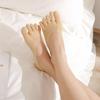 Bian Women's Toe Fake Socks Stockings See-through Slippers