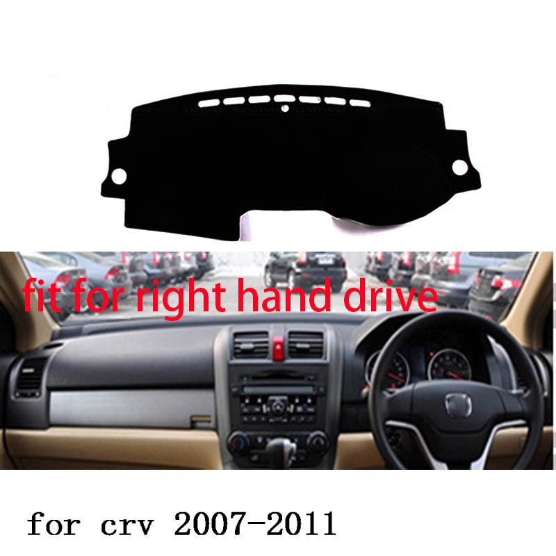 For Honda CRV CR-V 2007-2011 Right and Left Hand Drive Car Dashboard Covers Mat Shade Cushion Pad Carpets Accessories