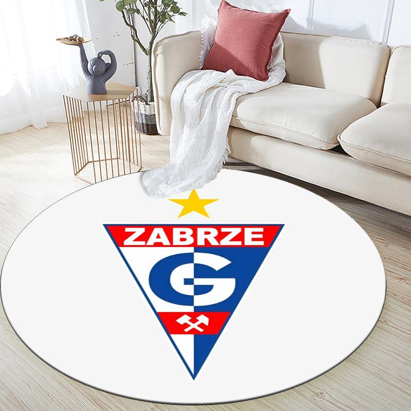 Gornik Zabrze pattern round rug,Carpet Rug for Living Room Bedroom Playroom ,Non-slip Floor Mat,Holiday Gifts and Birthday Gifts.