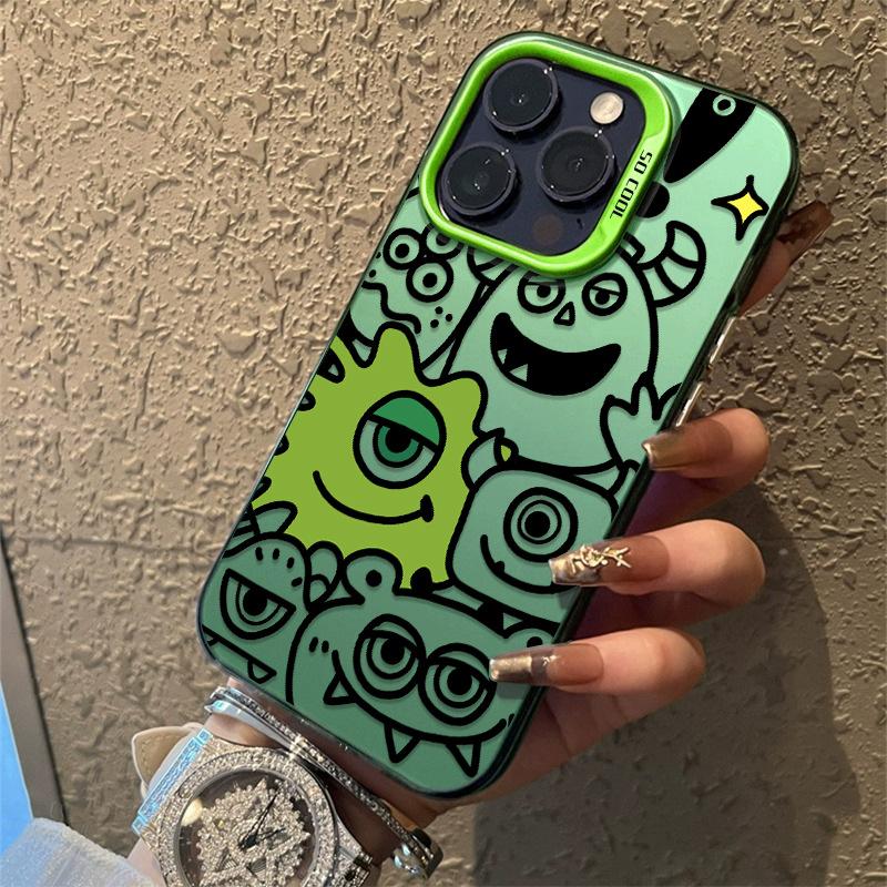 Applicable To Apple 11 Trendy Men's Mobile Phone Case 11 Little Monster Big Eyes Cartoon Iphone11 Creative 11promax