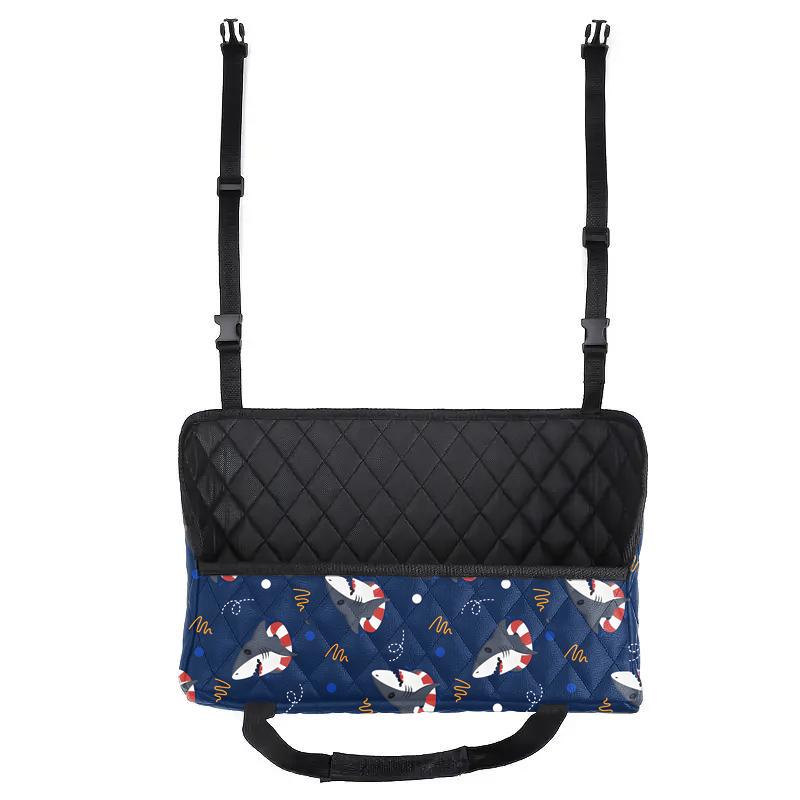 

Little Shark Storage Bag Car Seat Storage Mesh Bag Car Bag Back Storage Bag