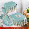 3pcs/Set Toilet Seat Cover Toilet Water Tank Cover Closestool Dust Covers Toilet Seat Cushion Detachable Toilets Cover Cloth