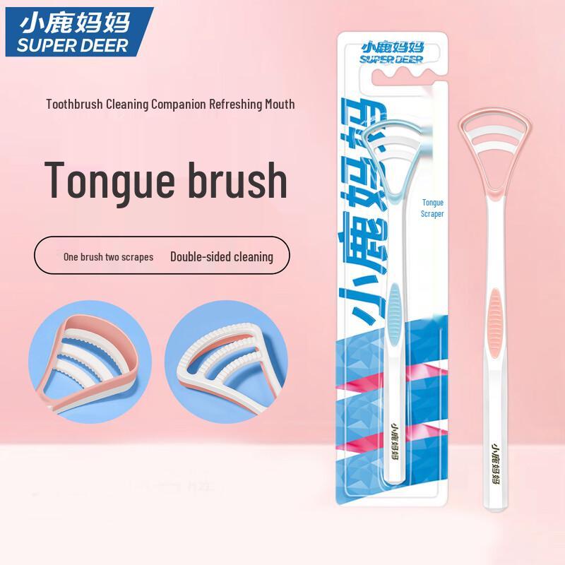 Little Deer Mom Tongue Cleaner Scraper (5 Pcs)