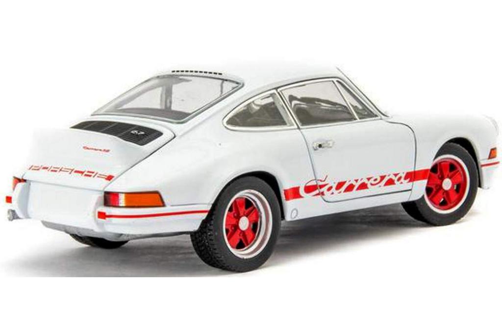 Willy WELLY 1/24 Scale 1973 Porsche 911 Carrera RS 2.7 White Diecast Car [Parallel Import]