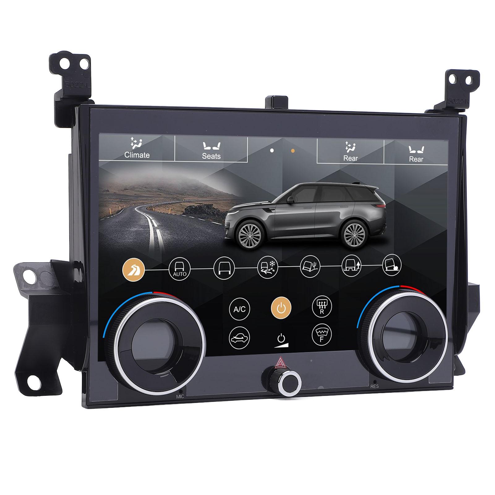 

Car AC Touchscreen Panel 10in Seat Heating Temp Memory Day Night Mode Climate Control LCD Screen Replacement for Sport