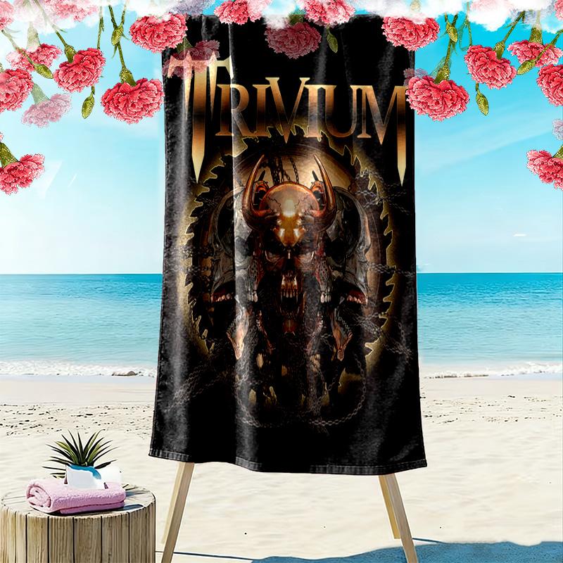 TriviumRazorback 2D Flat Print Beach Towel, Large Soft Quick Dry Towel for Beach Camping Swimming.NSTJ0928179
