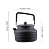 1.3L Camping Water Kettle Portable Camping Tea Kettle for Outdoor Hiking Picnic