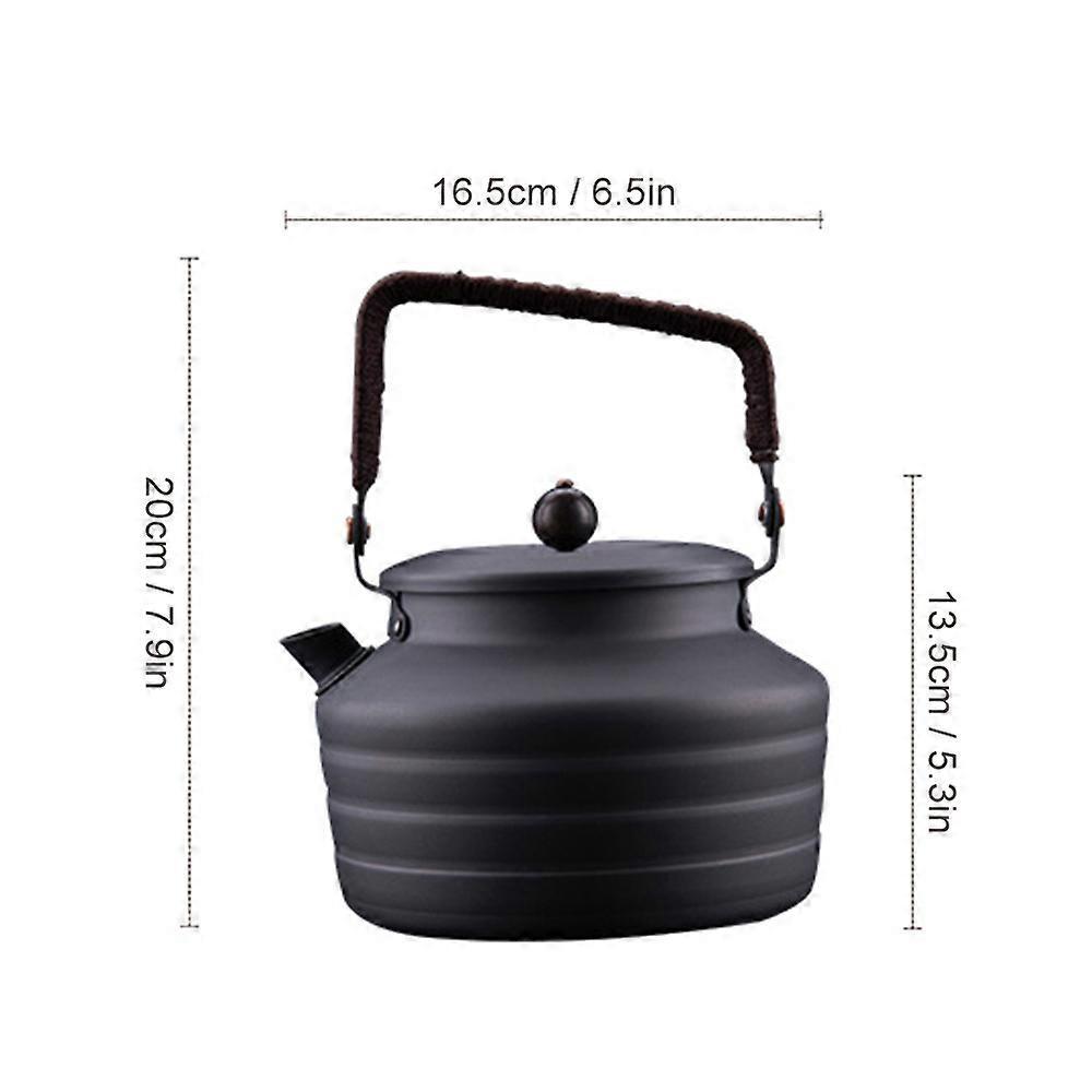 1.3L Camping Water Kettle Portable Camping Tea Kettle for Outdoor Hiking Picnic