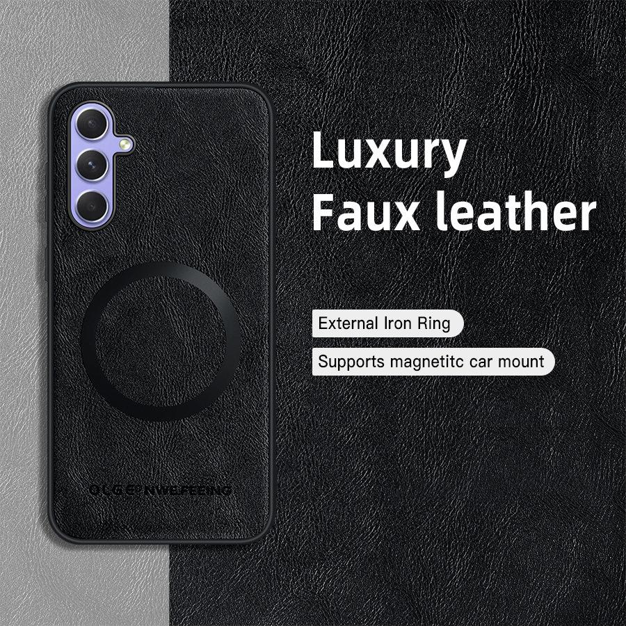 Magnetic Phone Case For Samsung Galaxy A55 A15 A25 A35 A54 A53 A52 A14 A24 A34 A33 A23 A36 A26 A16 A56 5G Classic Leather Cover