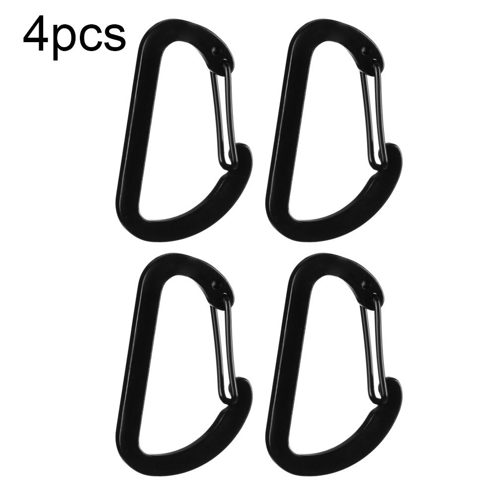 1/4/8pcs Aluminum Alloy Outdoor Packback Buckles Water Bottle Hooks Snap Clip Keychain D Carabiner