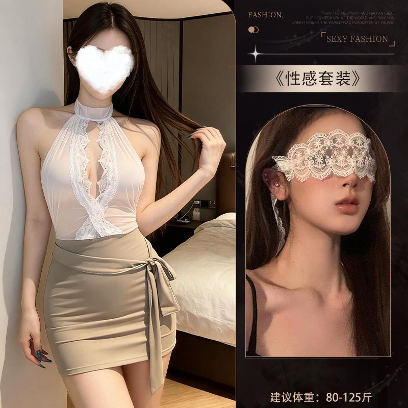 Sexy lingerie sexy lace hip skirt pure desire flirting small chest uniform secretary suit women