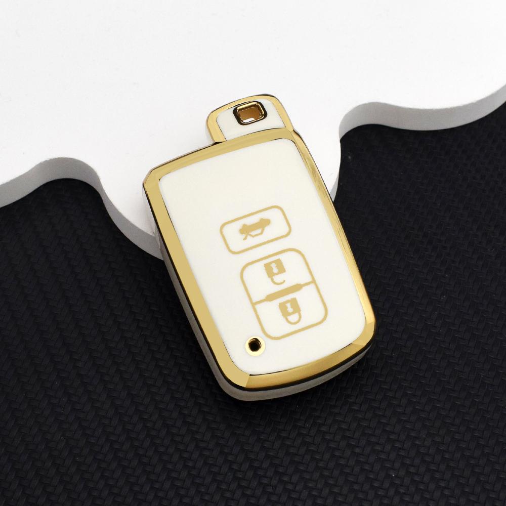 2/3/4 Buttons Anti-Scratch TPU Key Fob Cover for Toyota Camry RAV4 2012-2018 Key Holder Fit For Auris Hybrid Avalon Yaris Verso