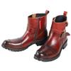 Degner Leather Zip Engineer Boots with Shift Motorcycle Riding Size Guard, Shoes, Brown, 26.0cm, HS-B9