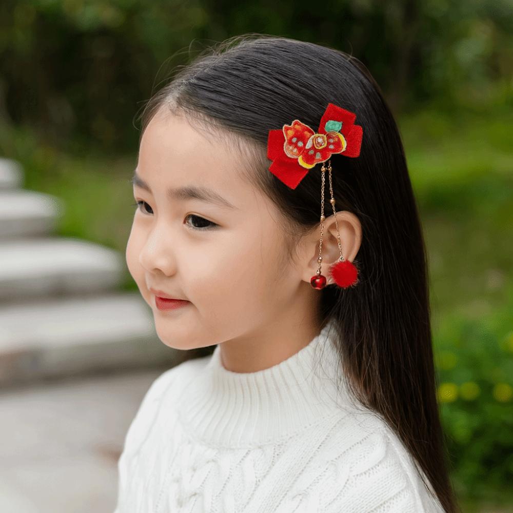 Cartoon Tassel Hairpin Horse New Year Hair Accessory  Festive Occasions