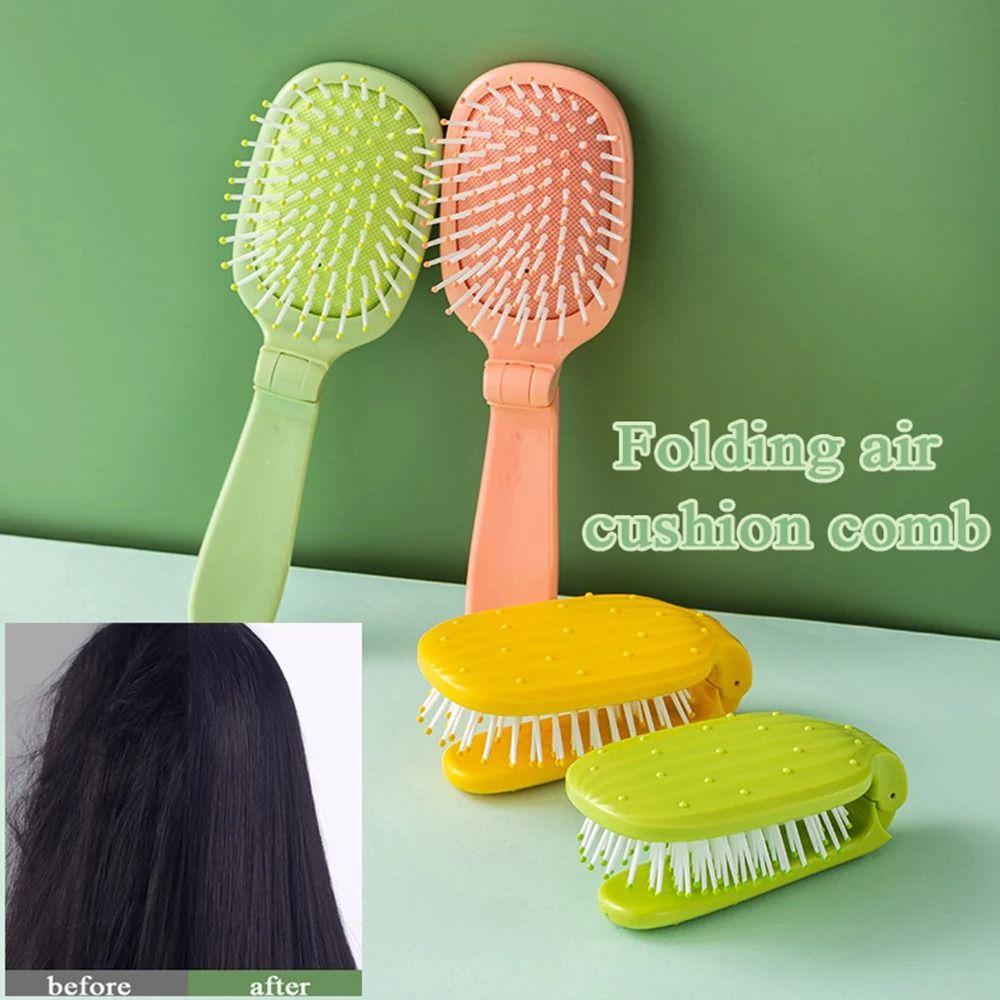 

Пластиковая массажная расческа для головы с воздушной подушкой, портативная расческа для волос, милая расческа для студенческого общежития