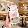 Cartoon Patrick Z-Sponge Funny B-BoB Phone Case Black Silicone Soft For Samsung Galaxy A73,A72,A71,A70,A53,A52,A51