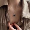 New Chinese Style Black Jade Necklace and Customized Jewelry Boxes and Thank-You Cards with Logo Drop Shipping