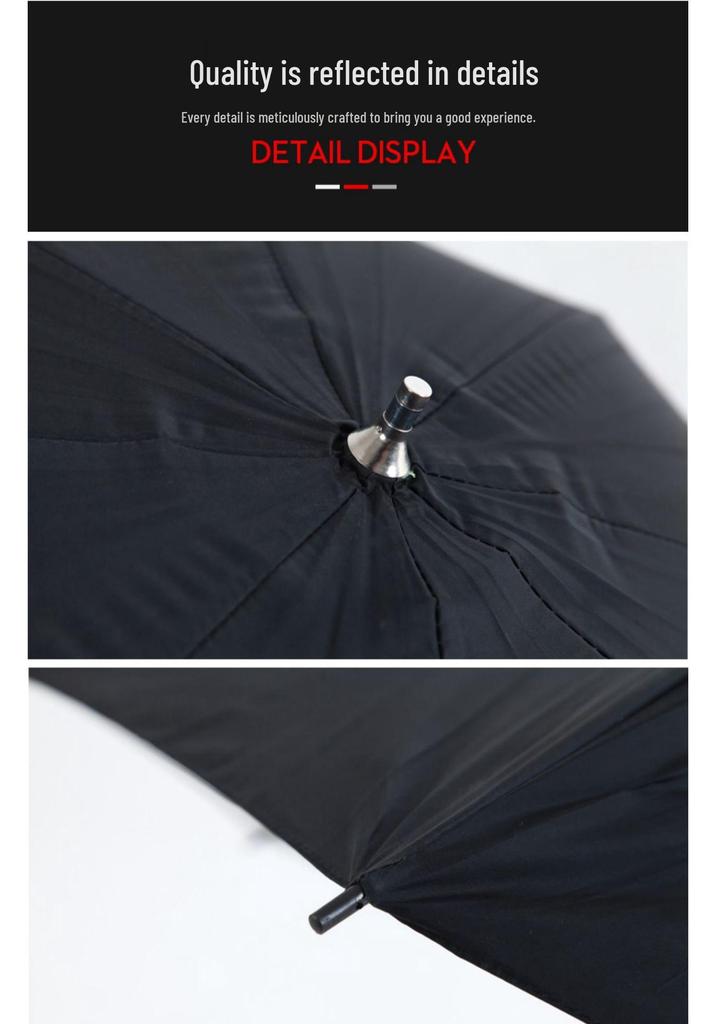 Black & White Reflective Photography Umbrella - Studio & Outdoor Parabolic Diffuser