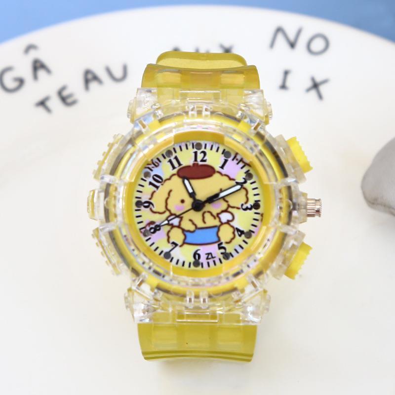 Montre électronique Ku Luo Mi pour filles, avec affichage de l'heure et fonction phosphorescente : cadeau idéal pour un anniversaire à la maternelle