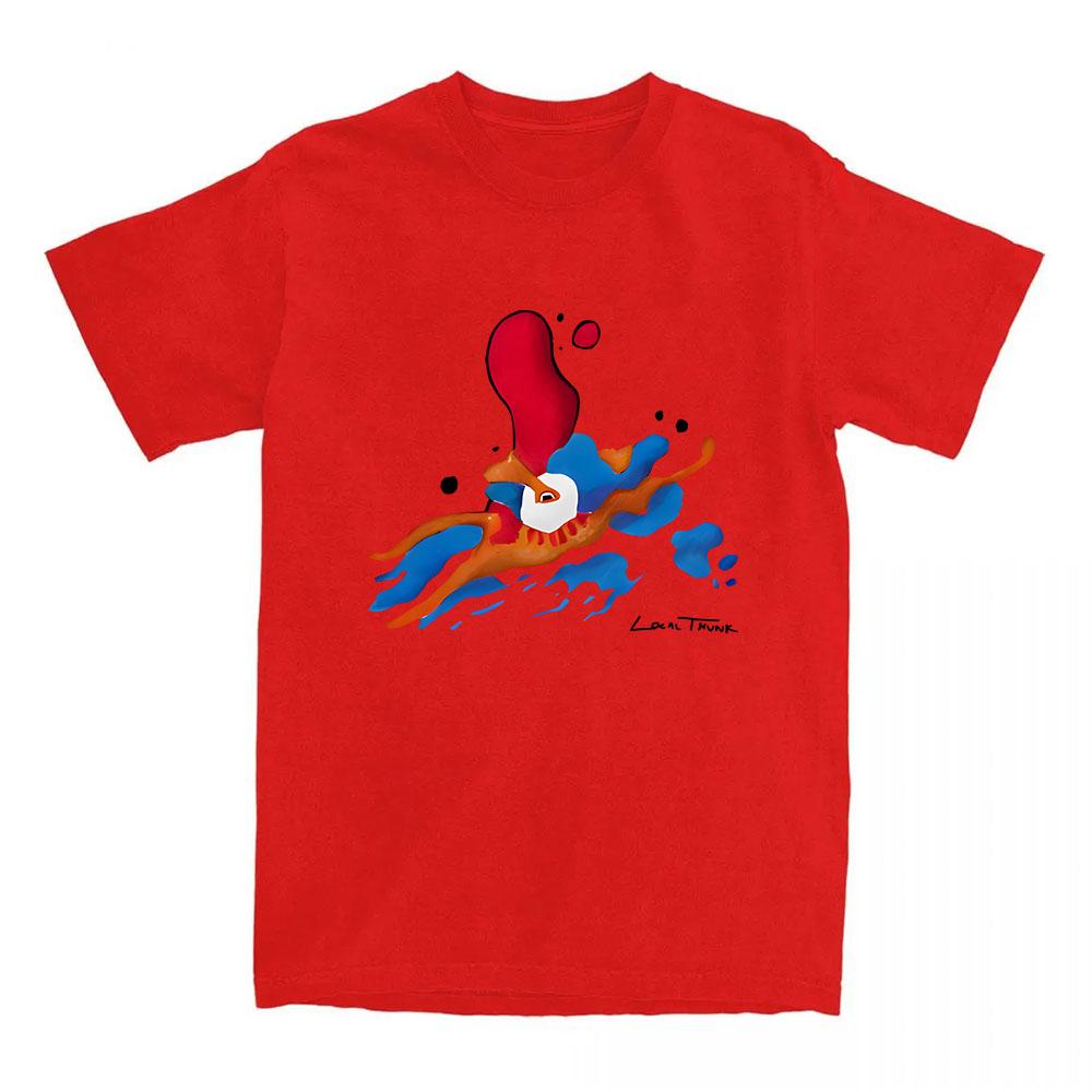 Абстрактная футболка с Джокером Джимбо Игра Balatro Смешные графические футболки с коротким рукавом Хлопковые футболки с круглым вырезом Уличная одежда XXL красный