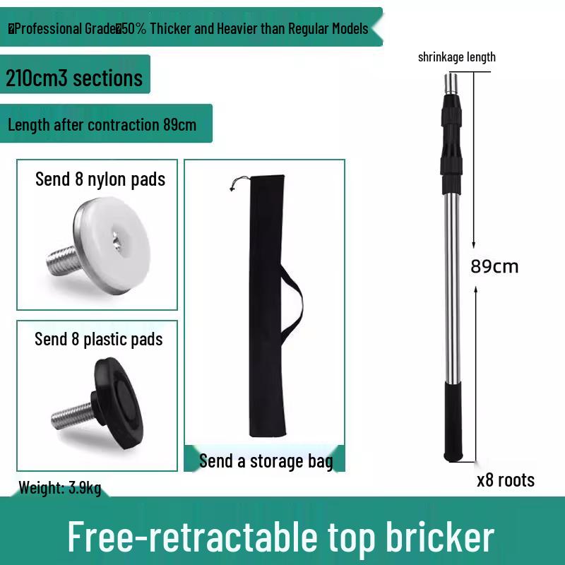 Rong Yu 3-Section Adjustable Telescopic Support Rod