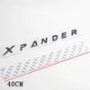 Gzcp7 ABS Car Rear Trunk Letters Emblem Decal Badge for Mitsubishi Xpander Logo Pajero Outlander Eclipse Delica Grandis Decoration