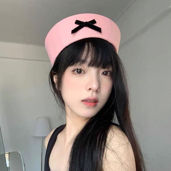 Chapeau de marin pour femmes, léger, lavable, couleur unie, casquette de Cosplay de fête pour filles, béret JK, casquette de la marine