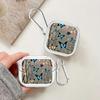 Clear Earphone Cases Cover With Hook Case For Samsung Galaxy Buds 3Pro 3 FE 4Pro 4 Pro 2 2Pro Live Cartoon Butterfly Pattern