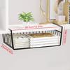 1Pcs Under Table Cabinet Storage Rack Desk Wardrobe Holders Hanging Mesh Basket