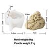 Mermaids Candle Silicone Mold Human Girl Soap Resin Plaster Mould Cake Chocolate Making Sleep Girl Statue Desktop Decor