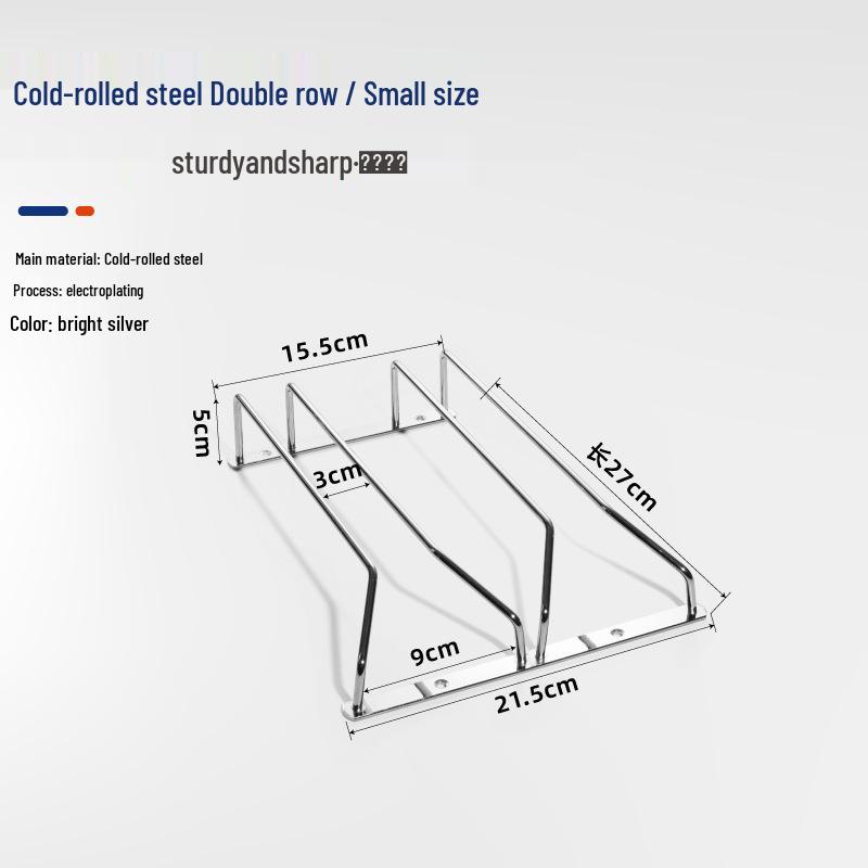 High-Stemmed 304 Stainless Steel Wine Glass Storage Rack for Red Wine Glasses