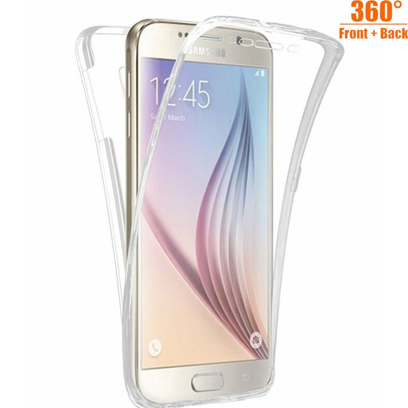 

Премиум Shockproof 360 "Чистый гель Корпус Крышка для Samsung Галактика A5 (2017) J5 J7 Prime J2 A7 A10 M30