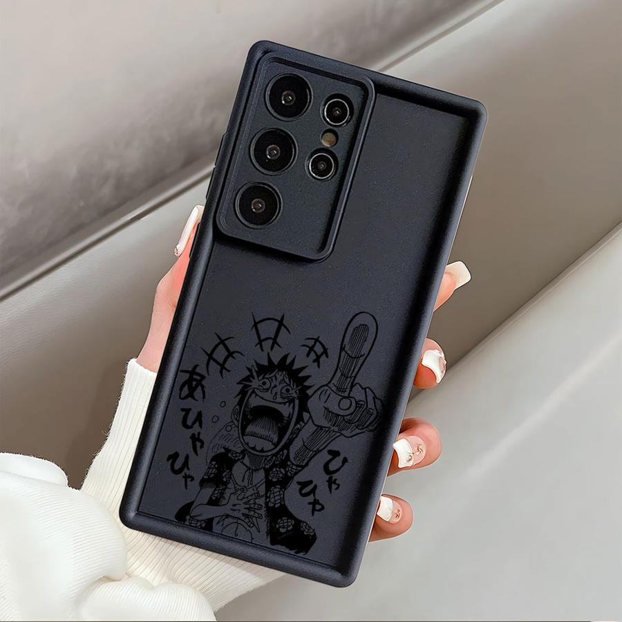 Phone Cover Case for Samsung Galaxy S24Ultra S25 Edge S21 S24 Plus S22 S23 FE S20FE S25 Ultra Anime ONE PIECE Luffy