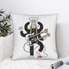 Federa per Cuscino Quadrata Angine De Poitrine Band, Federe per Cuscini, Federa con Fantastica Decorazione a Zip per Auto 45*45Cm