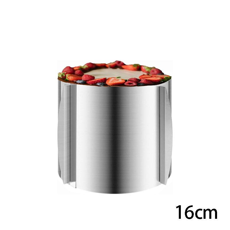 

Adjustable Round Cake Circle Mold Stainless Steel Retractable Mousse Ring Cake Circle Reusable Baking Tools Cake Tool