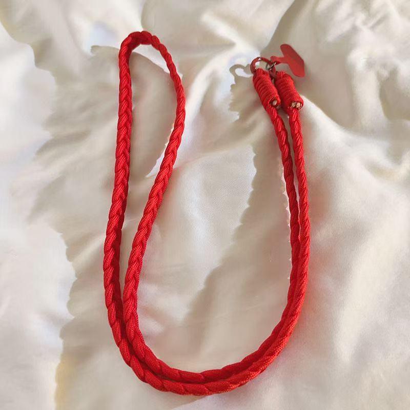 

Simple Ins-Style Phone Lanyard: Woven Long Shoulder/Neck/Crossbody Chain for Universal Mobile Phone Use