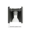 Kinkiet Orbis 2 G9 Szary Alu Sollux Sl.0661