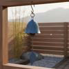 Cast Iron Wind Chime Soothing Sound Japanese Design Bell Easy to Hang Mount Fuji Painted