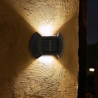 Solar Wall Light Outdoor Courtyard Landscapes Garden Atmospheres Wall Decorations Balconies Terraces Waterproof Illuminated Lamp