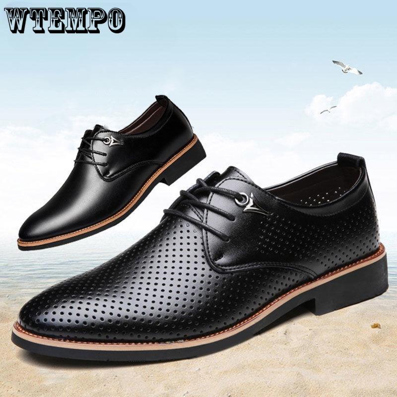 Buy Leather Shoes Classic Men Dress Shoes Nonslip Oxford Shoes Formal