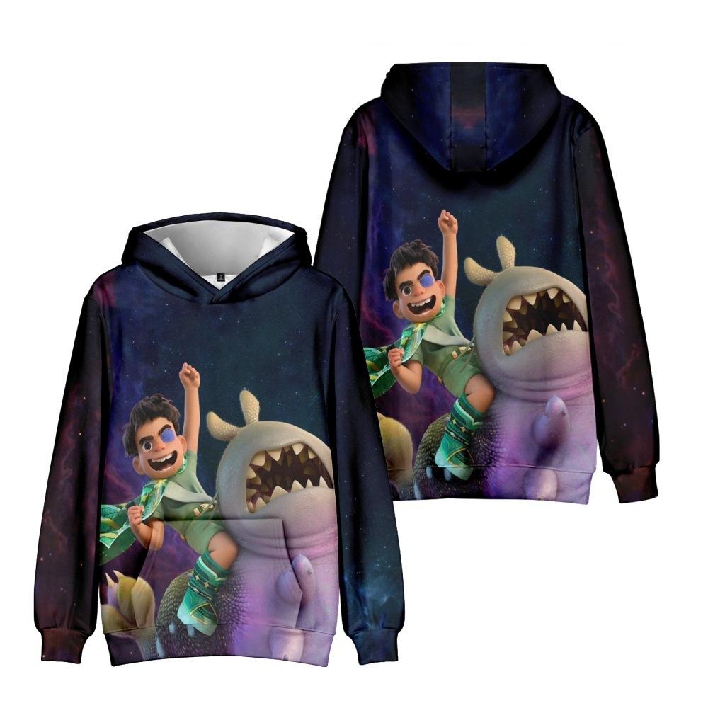 

15 цветов Мужские Женские Толстовки Elio Новая Уличная Одежда Харадзюку Повседневные Толстовки Пуловеры с Капюшоном с Мультяшным Принтом XS чёрный