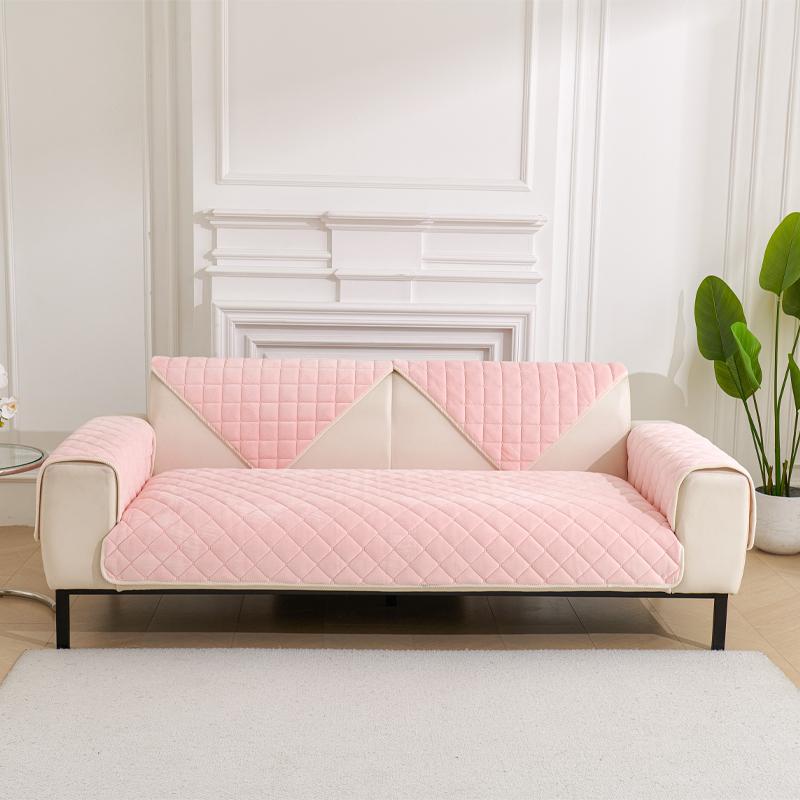 Winter Thickened Flannel Sofa Cushion Non-slip Simple Modern Fabric Sofa Towel Cover