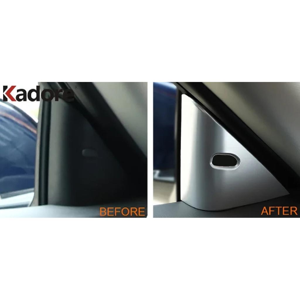 Car Front Door Window A Pillar Triangle Cover Trim For Nissan Altima -   2024 2025 Matte Interior Accessories